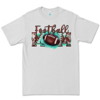 Dove Grey football mom Premium Tee - BarkalooDesign