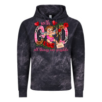 Cloud Black with god all things are possible Vintage Hoodie - NancyCooperArtShop