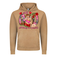 Vintage Camel with god all things are possible Vintage Hoodie - NancyCooperArtShop