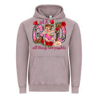 Vintage Zinc with god all things are possible Vintage Hoodie - NancyCooperArtShop