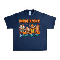 Navy pumpkin spice jesus christ Urban Heavy Tee - MaliasSmallBusiness