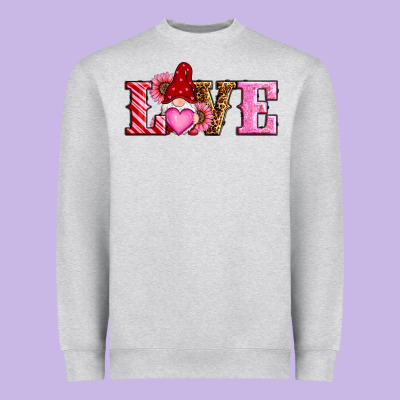 Valentines Day Gnomes Love Heavyweight Sweatshirt Designed By Ranaportraitstore