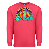 Cardinal pride rainbow Premium Sweatshirt - OliviaCreatesArt