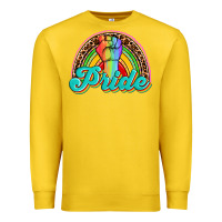 Lemon pride rainbow Premium Sweatshirt - OliviaCreatesArt