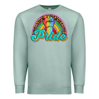 Seafoam pride rainbow Premium Sweatshirt - OliviaCreatesArt