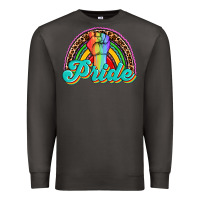 Smoke pride rainbow Premium Sweatshirt - OliviaCreatesArt