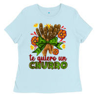 Baby Blue Te Gueiro un churro Ladies Tee - AdoDesignShop