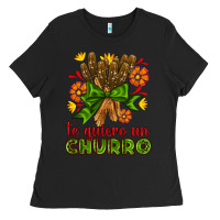 Black Te Gueiro un churro Ladies Tee - AdoDesignShop