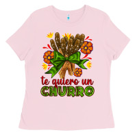 Bubblegum Pink Te Gueiro un churro Ladies Tee - AdoDesignShop