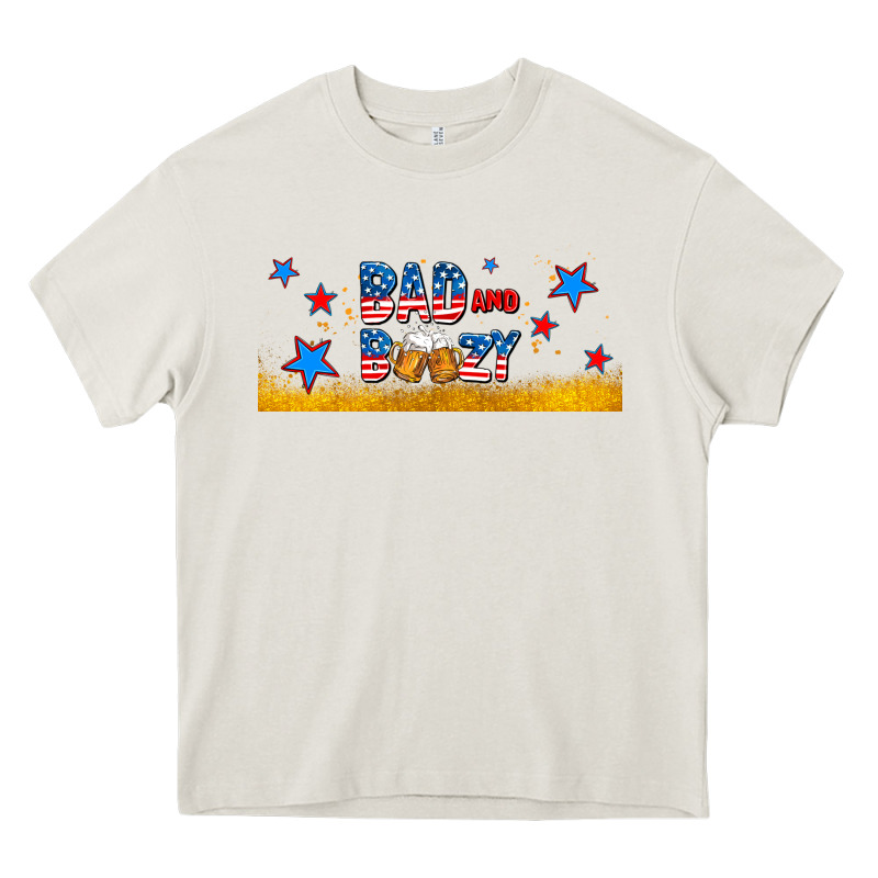 Bad And Boozy Heavy Core Tee by AdoDesignShop | Teevron