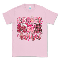 Bubblegum Pink christmas vibes pink Classic Tee - MaliasSmallBusiness