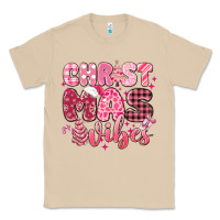 Mushroom christmas vibes pink Classic Tee - MaliasSmallBusiness