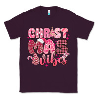 Plum christmas vibes pink Classic Tee - MaliasSmallBusiness