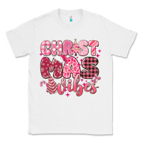 White christmas vibes pink Classic Tee - MaliasSmallBusiness