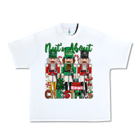 White nuts about christmas Urban Heavy Tee - MaliasSmallBusiness