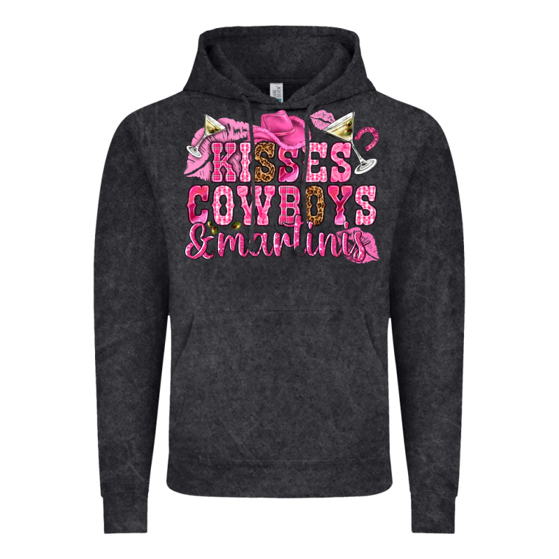 Kisses Cowboys Martinis Vintage Hoodie by NancyCooperArtShop | Teevron