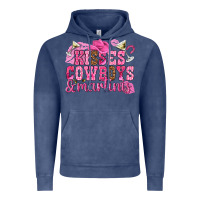 Vintage Denim kisses cowboys martinis Vintage Hoodie - NancyCooperArtShop