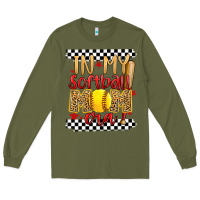 Army Green in my softball mom era Long Sleeve Tee - Artiststas