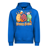 Cobalt Happy Easter Eggs Nurse Urban Hoodie - LillyAllenDesigns