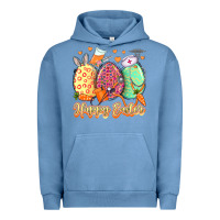Pigment Pebble Blue Happy Easter Eggs Nurse Urban Hoodie - LillyAllenDesigns