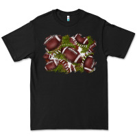 Black football background Premium Tee - BarkalooDesign