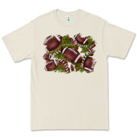 Bone football background Premium Tee - BarkalooDesign