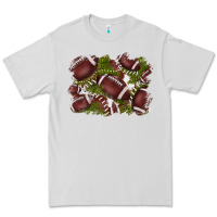 Dove Grey football background Premium Tee - BarkalooDesign