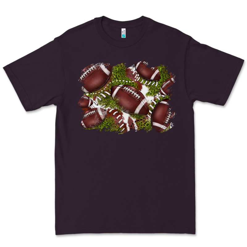 Football Background Premium Tee by BarkalooDesign | Teevron