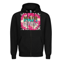 Black hair hustler with elements Zipper Hoodie - TumblerDesignByShophia