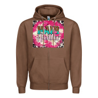 Chestnut hair hustler with elements Zipper Hoodie - TumblerDesignByShophia