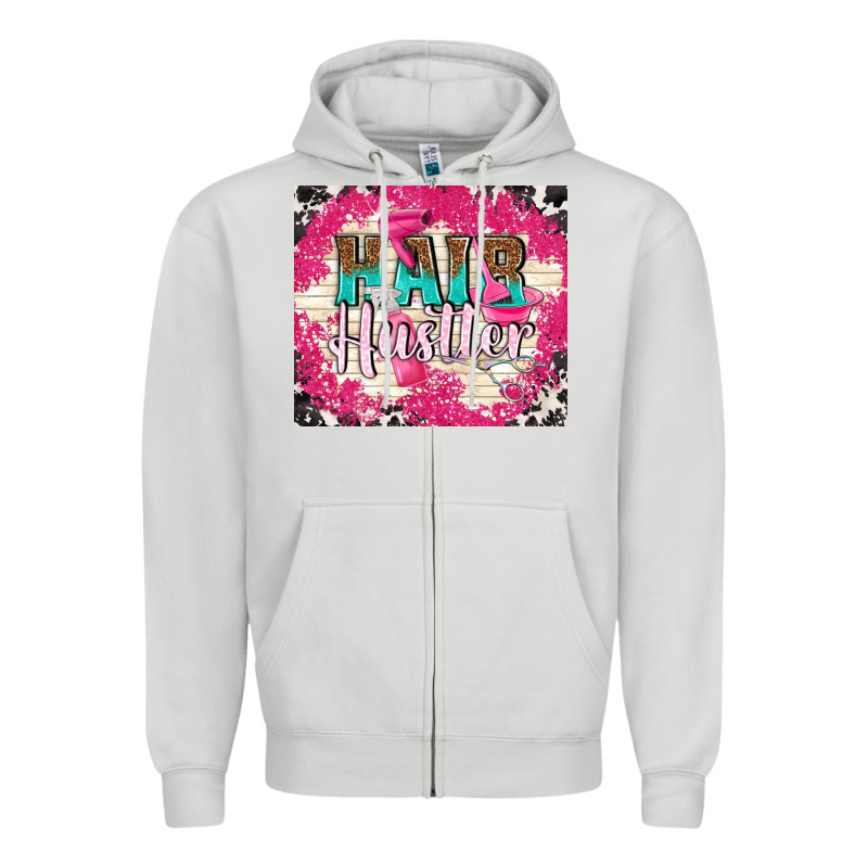 Hair Hustler With Elements Zipper Hoodie by TumblerDesignByShophia | Teevron