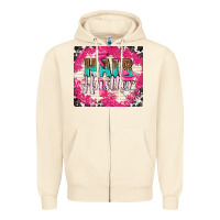 Sandshell hair hustler with elements Zipper Hoodie - TumblerDesignByShophia