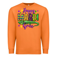 Carrot happy mardi gras alligator olivia Premium Sweatshirt - OliviaCreatesArt