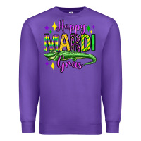 Purple happy mardi gras alligator olivia Premium Sweatshirt - OliviaCreatesArt
