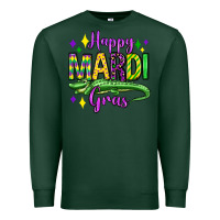 Sports Green happy mardi gras alligator olivia Premium Sweatshirt - OliviaCreatesArt