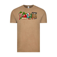 Vintage Coffee christmas teacher Vintage Tee - NancyCooperArtShop