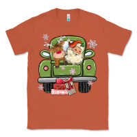 Copper christmas santa and reindeer truck Classic Tee - MaliasSmallBusiness