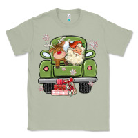 Matcha christmas santa and reindeer truck Classic Tee - MaliasSmallBusiness