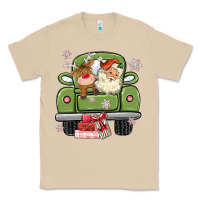 Mushroom christmas santa and reindeer truck Classic Tee - MaliasSmallBusiness
