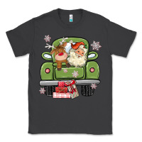 Smoke christmas santa and reindeer truck Classic Tee - MaliasSmallBusiness