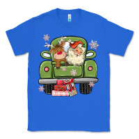 True Royal christmas santa and reindeer truck Classic Tee - MaliasSmallBusiness