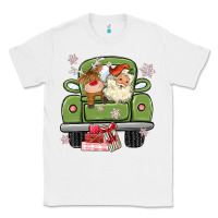 White christmas santa and reindeer truck Classic Tee - MaliasSmallBusiness