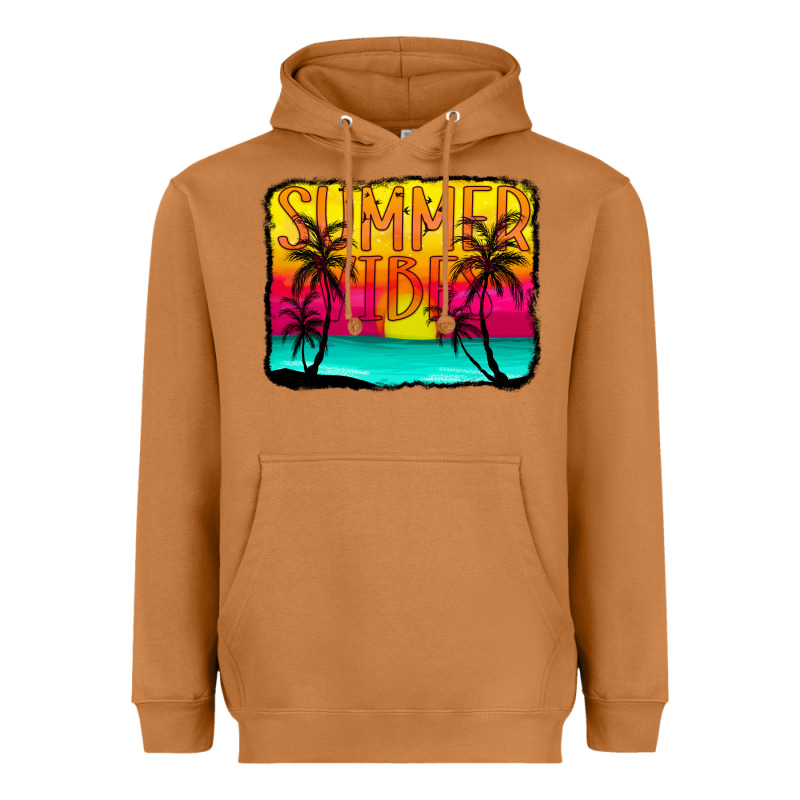 Summer Vibes Heavyweight Hoodie by CowCowDesign | Teevron