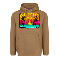 Toasted Coconut summer vibes Heavyweight Hoodie - CowCowDesign