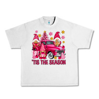 Lunar Rock Tis' the season pink Christmas gnomes truck Urban Heavy Tee - NancyCooperArtShop