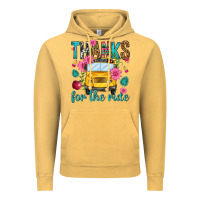 Vintage Mustard thanks for the ride Vintage Hoodie - NancyCooperArtShop