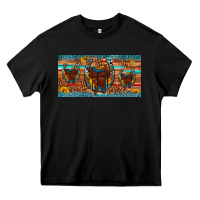Black saddle horseshoe  sunflower leopard license plate Heavy Core Tee - Artiststas