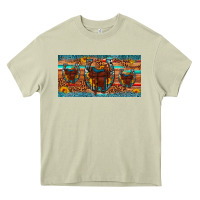 Saddle Horseshoe  Sunflower Leopard License Plate Heavy Core Tee | Teevron