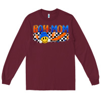 Burgundy boy mom Long Sleeve Tee - Artiststas