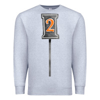 Heather Grey marker 2 chain fa element Premium Sweatshirt - FaDigitalArtStudio